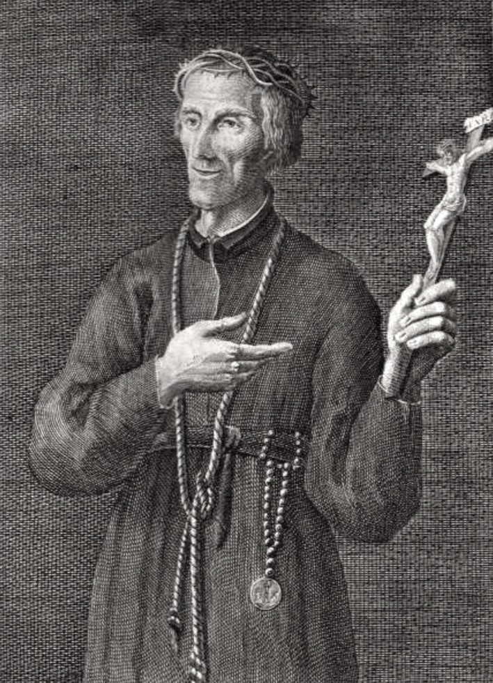 Padre Pedro de Calatayud (grabado de la época)